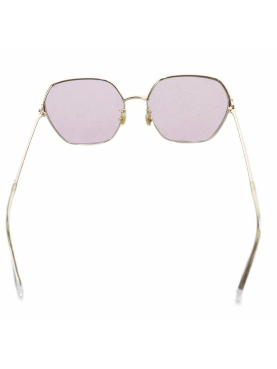 Gucci Sunglasses Full Rim Wellington GG Metal Logo Prescription Purple Gold main image 6